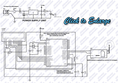 atmega32 gsm module connection