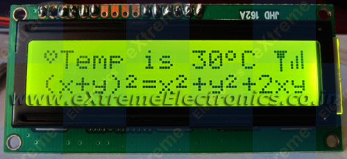 lcd library setup for avr mcu