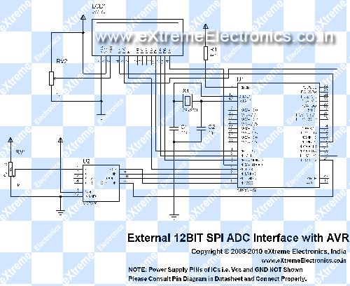 mcp3204 spi adc schematic