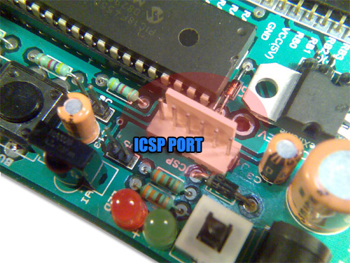 PIC MCU ICSP HEADER