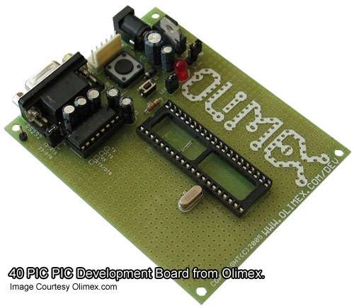 40 PIN PIC Development Board from Olimex