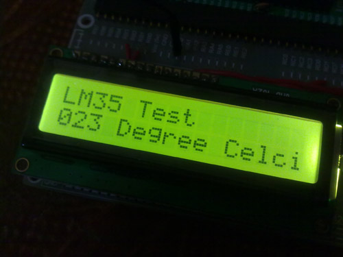 lm 35 temperature sensor demo