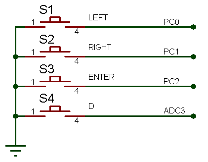 xBoard MINI - Button Schematic