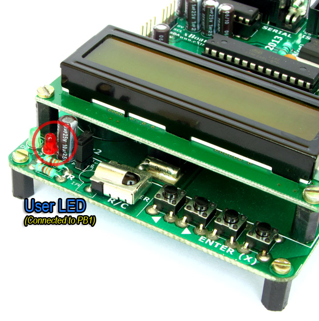 xBoard MINI - User LED